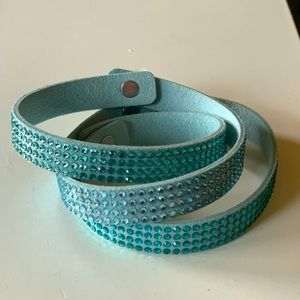 Touchstone Crystal tri-wrap bracelet